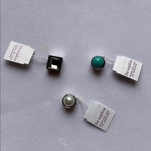 Lia Sophia wrap bracelet and 3 slide charms